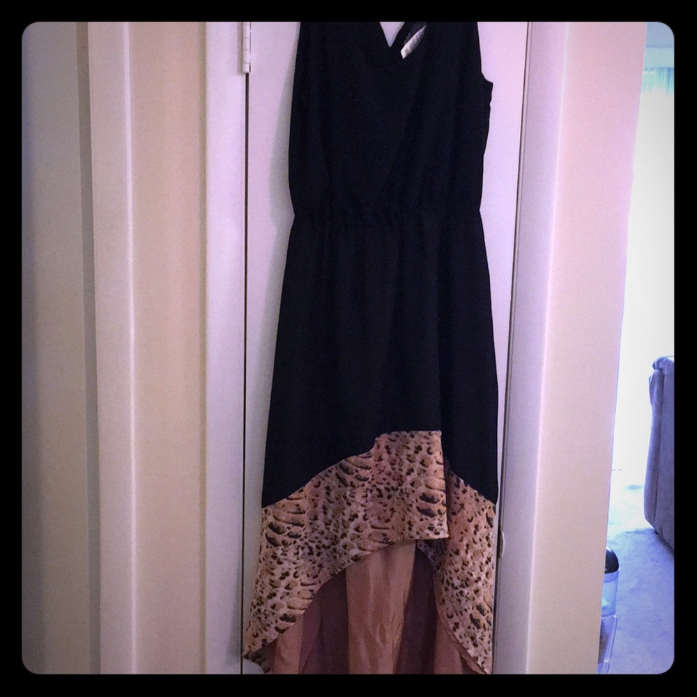 Hi-Lo maxi dress